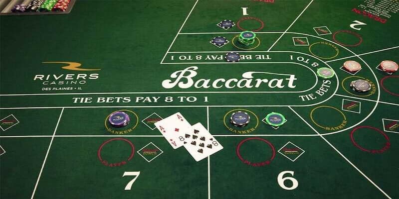 Có ba cửa cược quen thuộc trong trò chơi baccarat